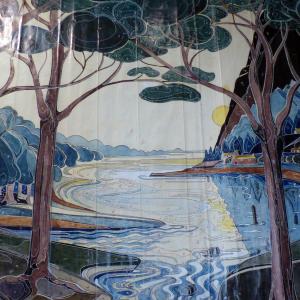 Delphine Mangeret d'après Tolkien -Bilbo comes tothe huts of the reft Elves