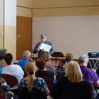 Le public attentif et rapidement conquis par la présentation