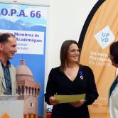 Fabienne GIAMARCHI - Parrain : Eric SAQUÉ Inspecteur de l’Education Nationale