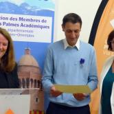 Jérôme VIDAL - Marraine : Dominique BATLLE Inspectrice de l’Education Nationale