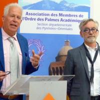 Jean-Gabriel LEROUX - Parrain : Patrice PIC Professeur responsable des sports à l’UPVD Retraité