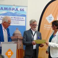 Jean-Gabriel LEROUX - Parrain : Patrice PIC Professeur responsable des sports à l’UPVD Retraité