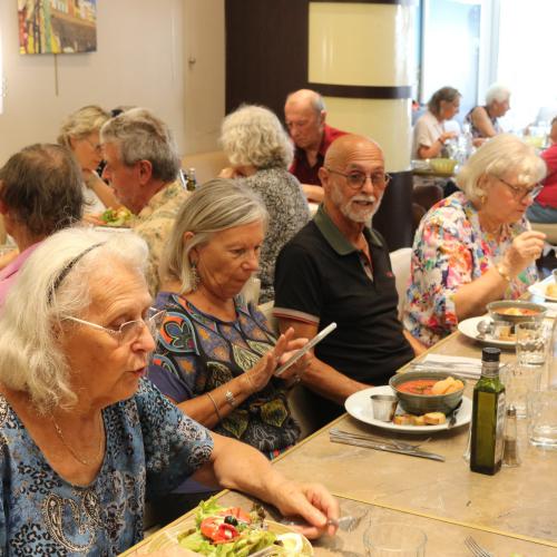 Le repas au restaurant « La tramontane » à Port-Vendres